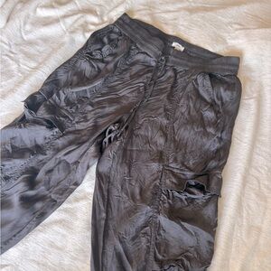 Aerie dark grey cargo pants